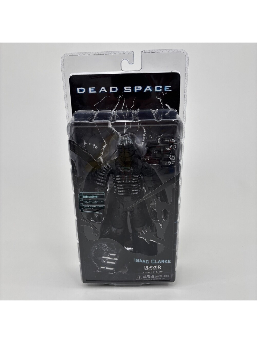 Dead Space Isaac Clarke NECA Light Up Black Variant Player Select 2009 New READ